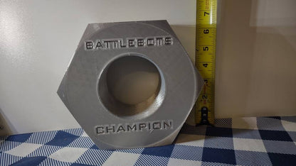 BattleBots Champion Giant Nut (3D Printed)